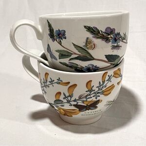 Set pair of Portmeirion Botanic Garden Tea Cups